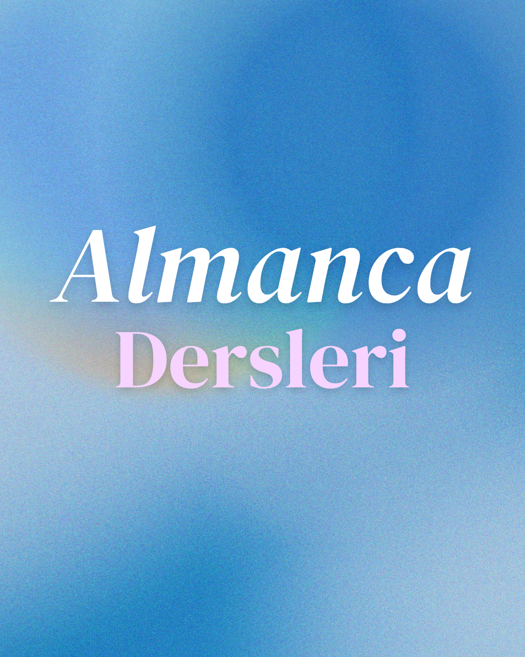 Almanca Dersleri