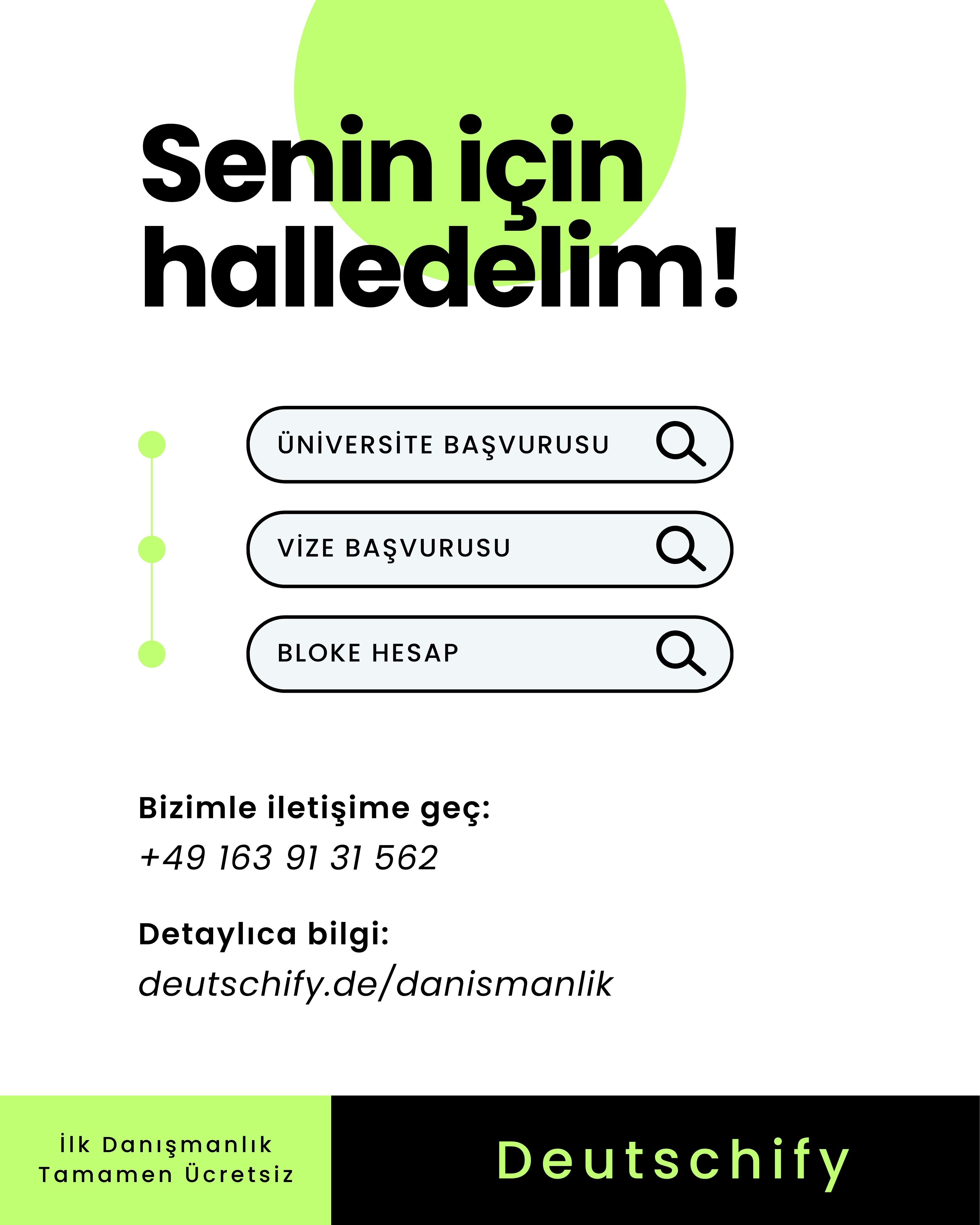 Almanya Öğrenci Danışmanlığı - Aylık Plan
