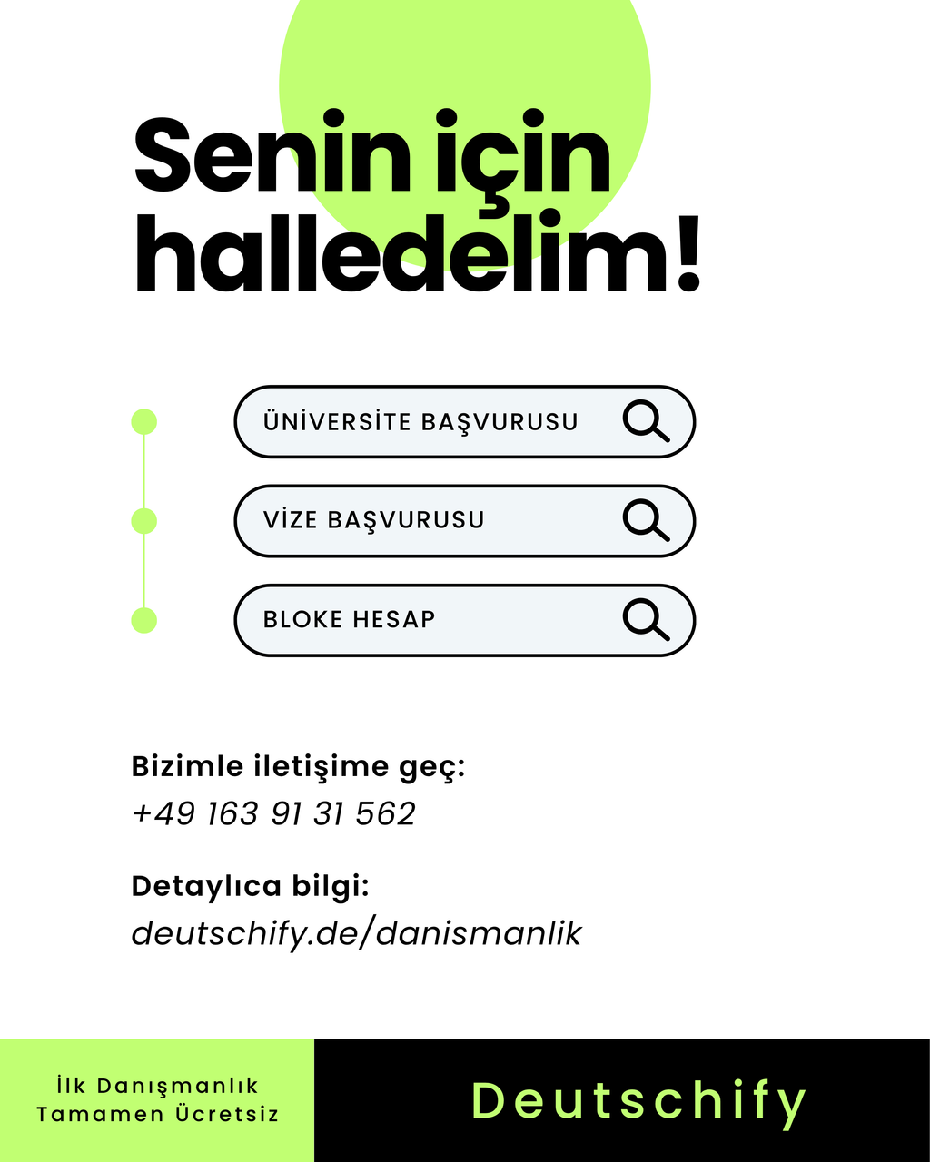 Almanya Öğrenci Danışmanlığı - Aylık Plan
